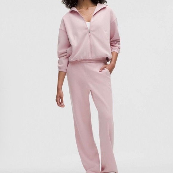 lululemon athletica Pants - Lululemon 2 Piece Set Softstreme Pintuck Mid-Rise Pant & Full Zip Hoodie
